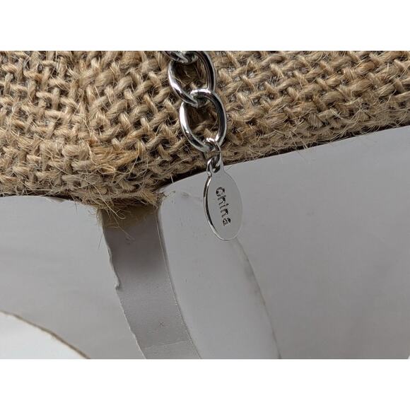 Linea Louis Dell'Olio Black Triple Cord Silver Tone Necklace Earrings Set - Picture 7 of 14